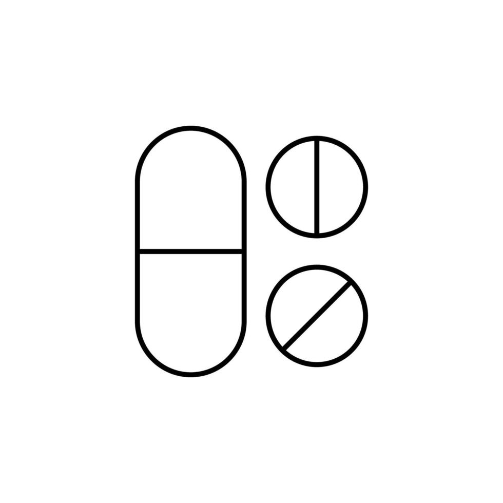 Tabletten Vektor Symbol Illustration