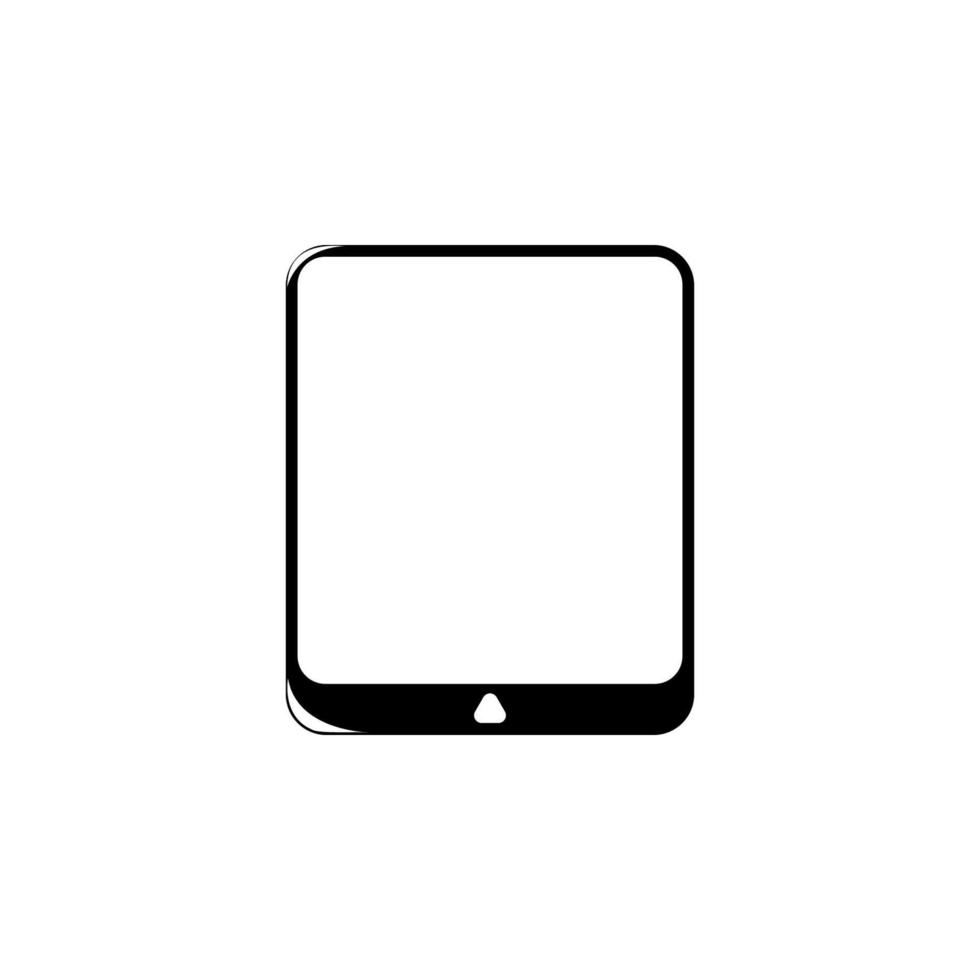 das Tablette Vektor Symbol Illustration