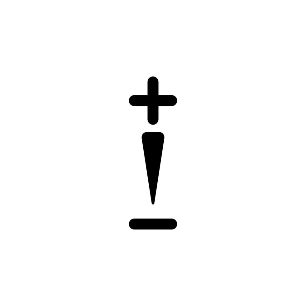 ljud mark vektor ikon illustration