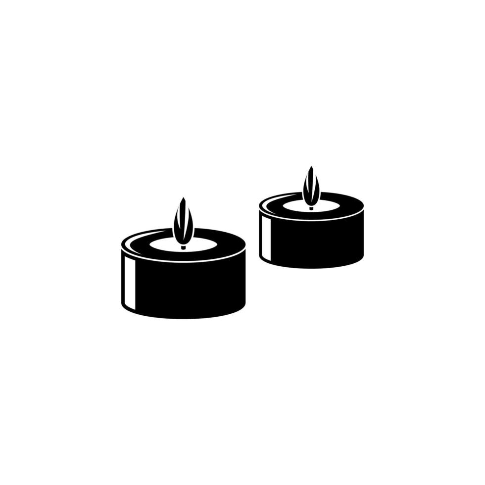Kerzen Vektor Symbol Illustration