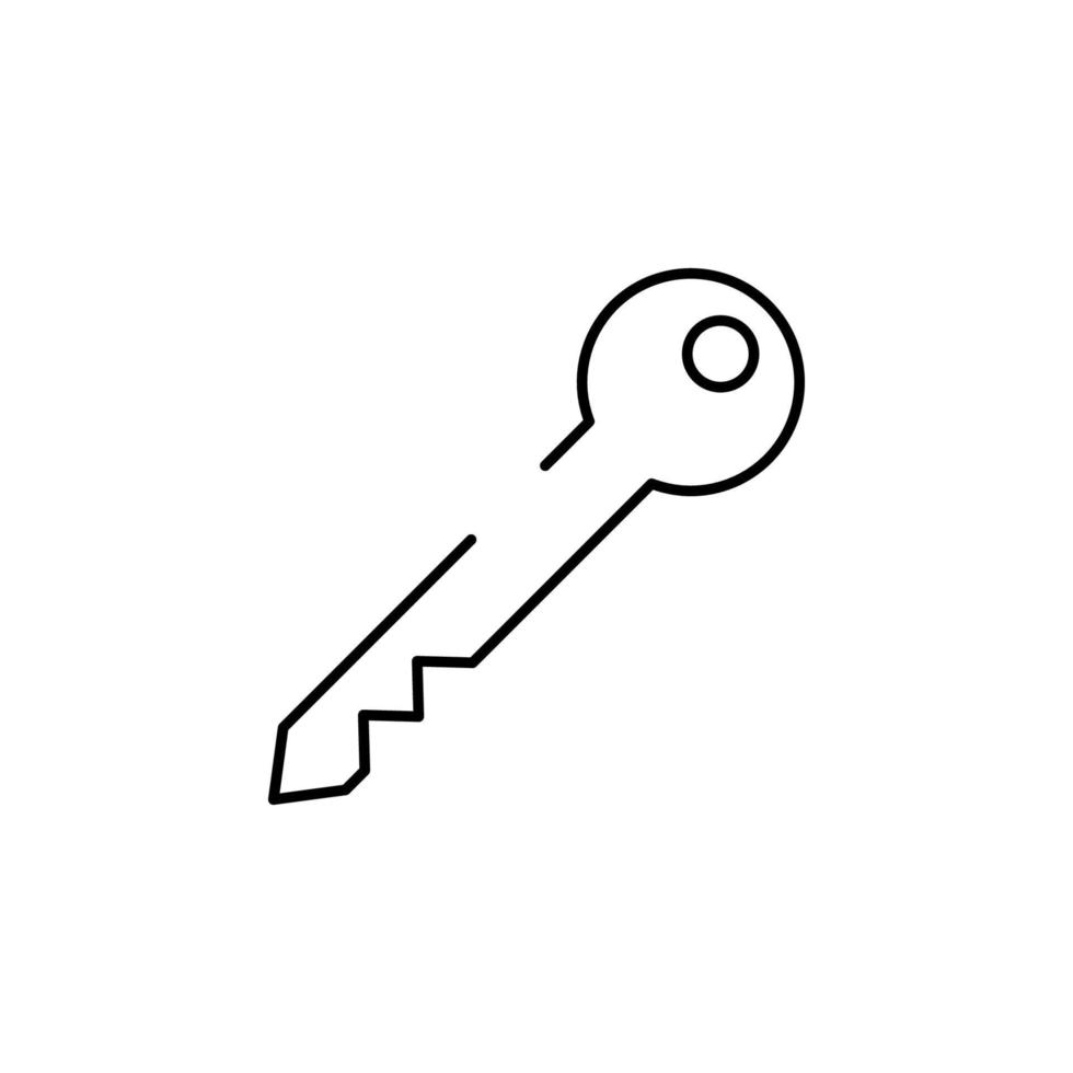 Schlüssel Vektor Symbol Illustration