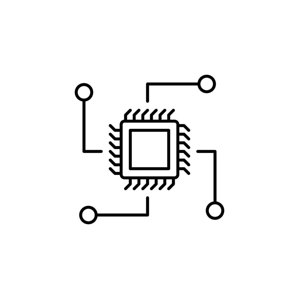 Chip Vektor Symbol Illustration