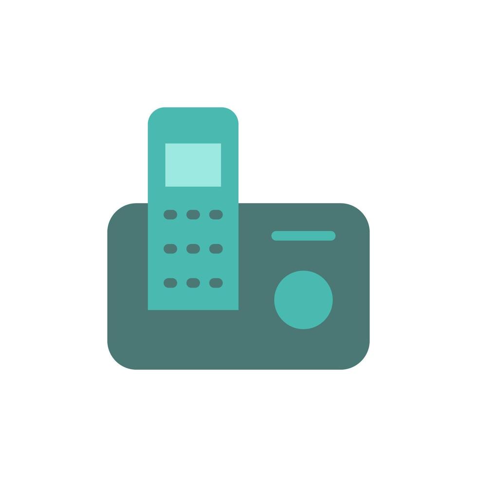 telefon, fast telefon vektor ikon illustration