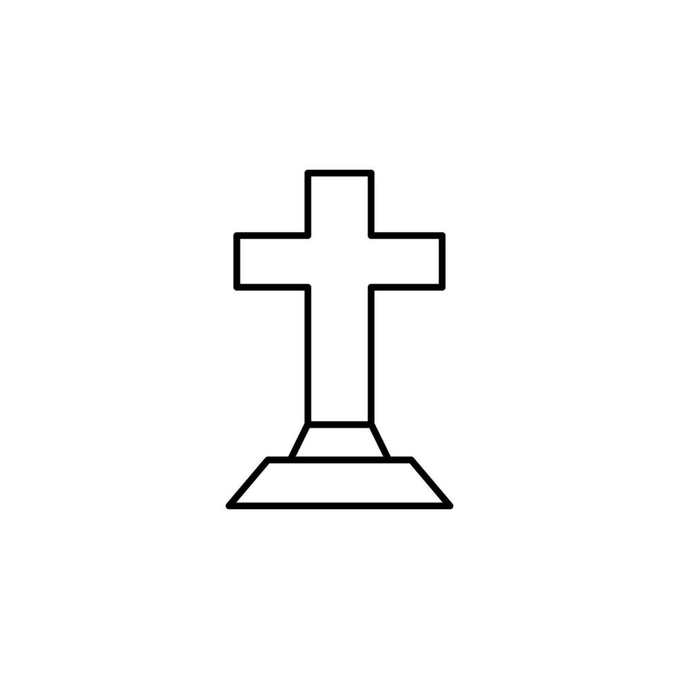 Feier, Christian, kreuzen, Ostern Vektor Symbol Illustration