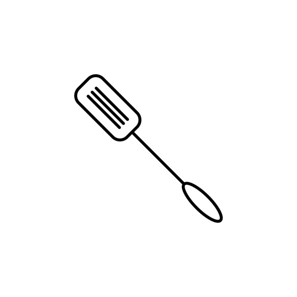 Essen Paddel Vektor Symbol Illustration