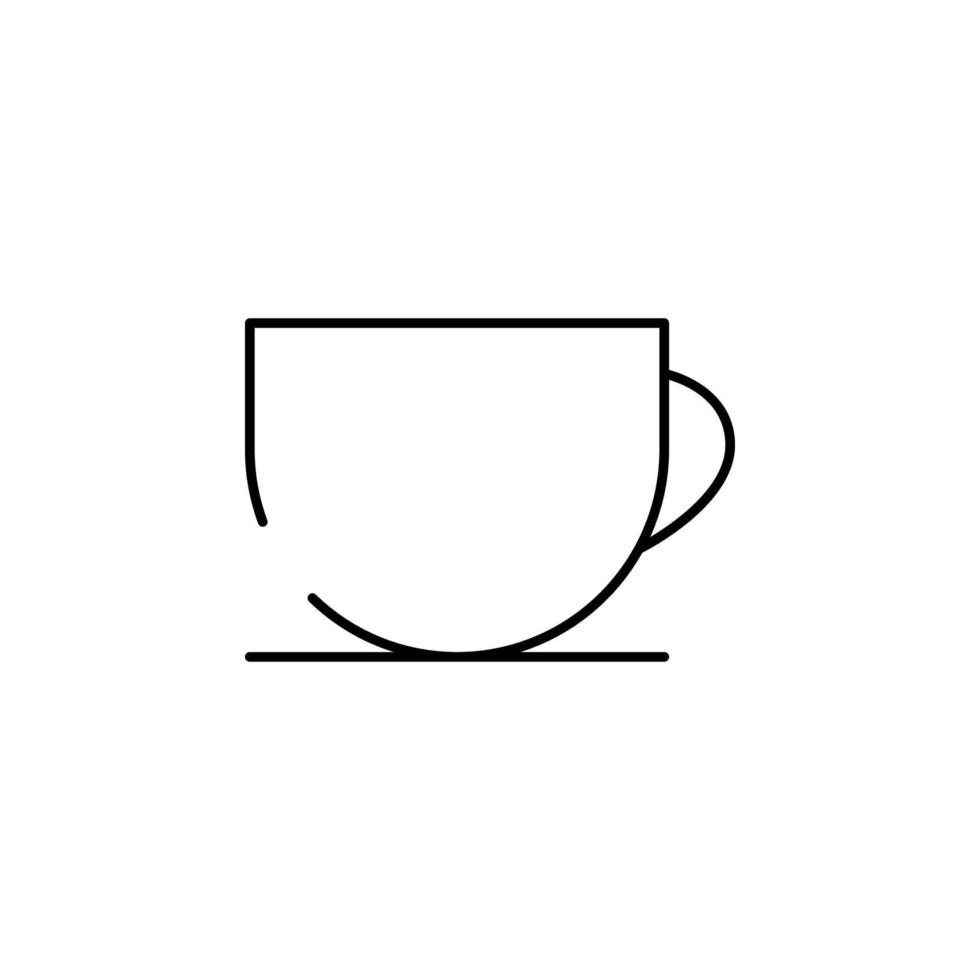 Kaffeetasse Vektor Icon Illustration