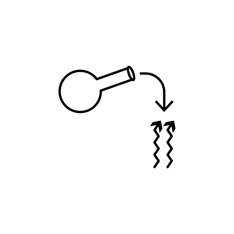 kemi flyktig vektor ikon illustration