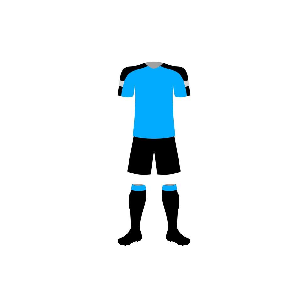 uruguay nationell fotboll form vektor ikon illustration