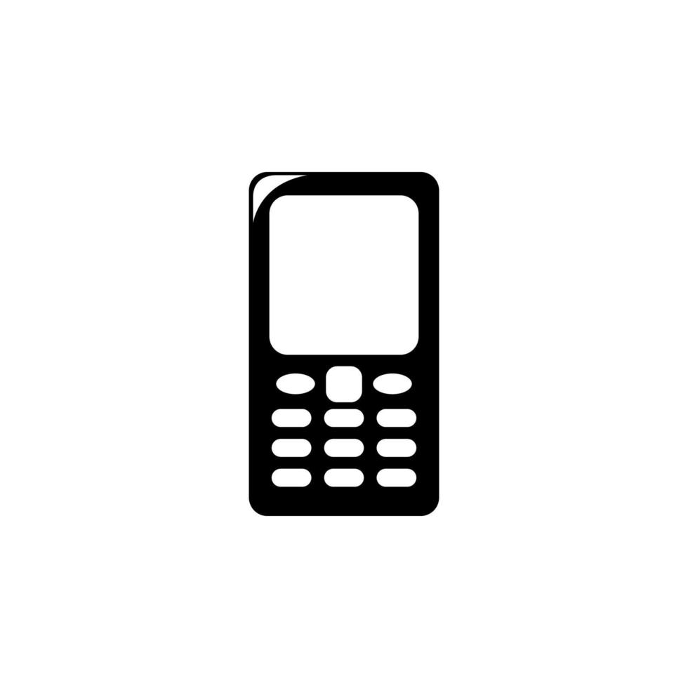 Handy, Mobiltelefon Telefon Vektor Symbol Illustration