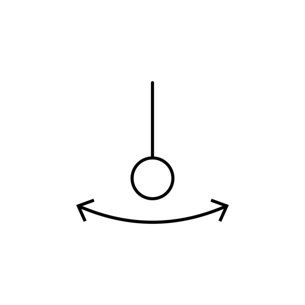 pendel vektor ikon illustration