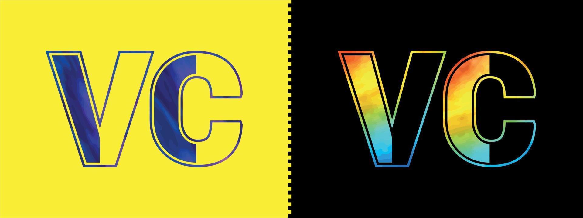 Brief vc Logo Design Vektor Vorlage. kreativ modern luxuriös Logo zum korporativ Geschäft Identität