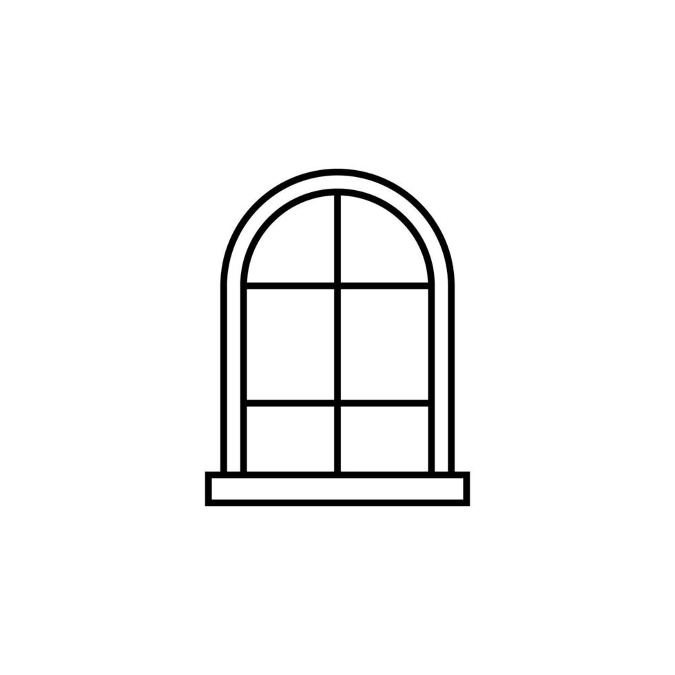 fönster vektor ikon illustration