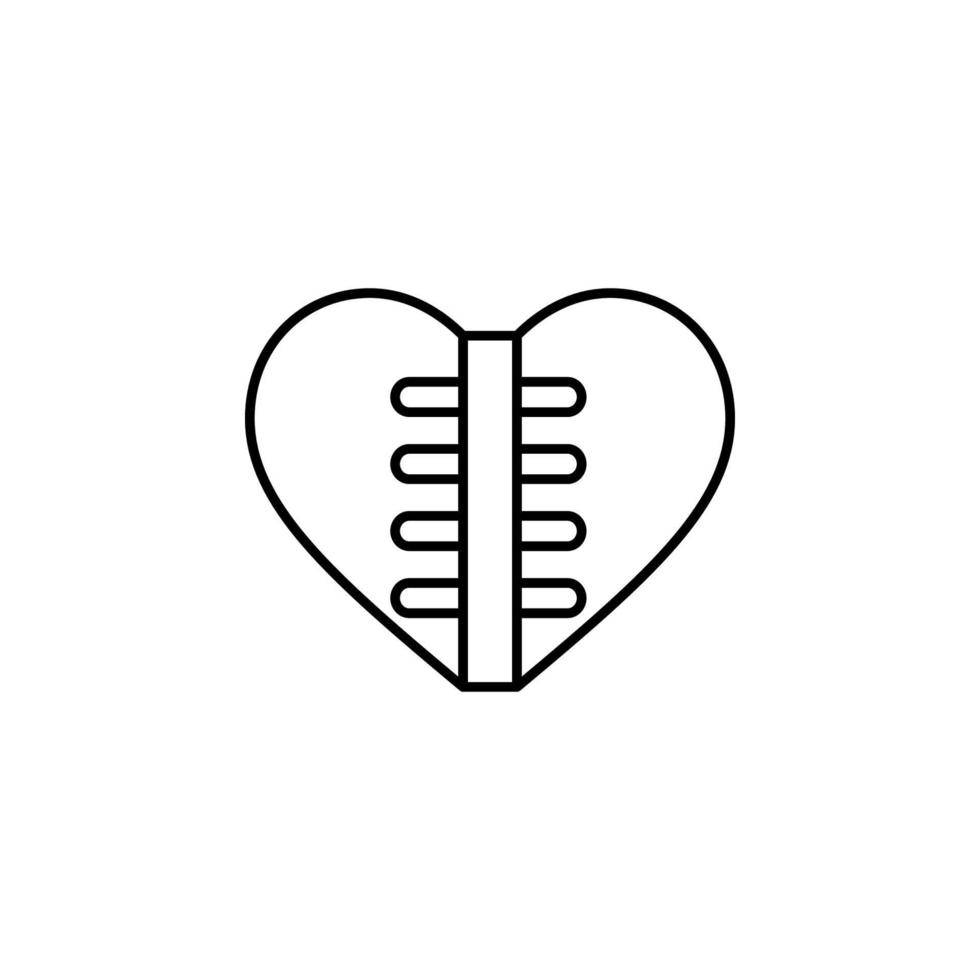 Herz Transplantationen Vektor Symbol Illustration