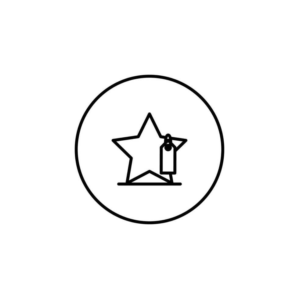 Favoriten Produkte Rabatte Vektor Symbol Illustration