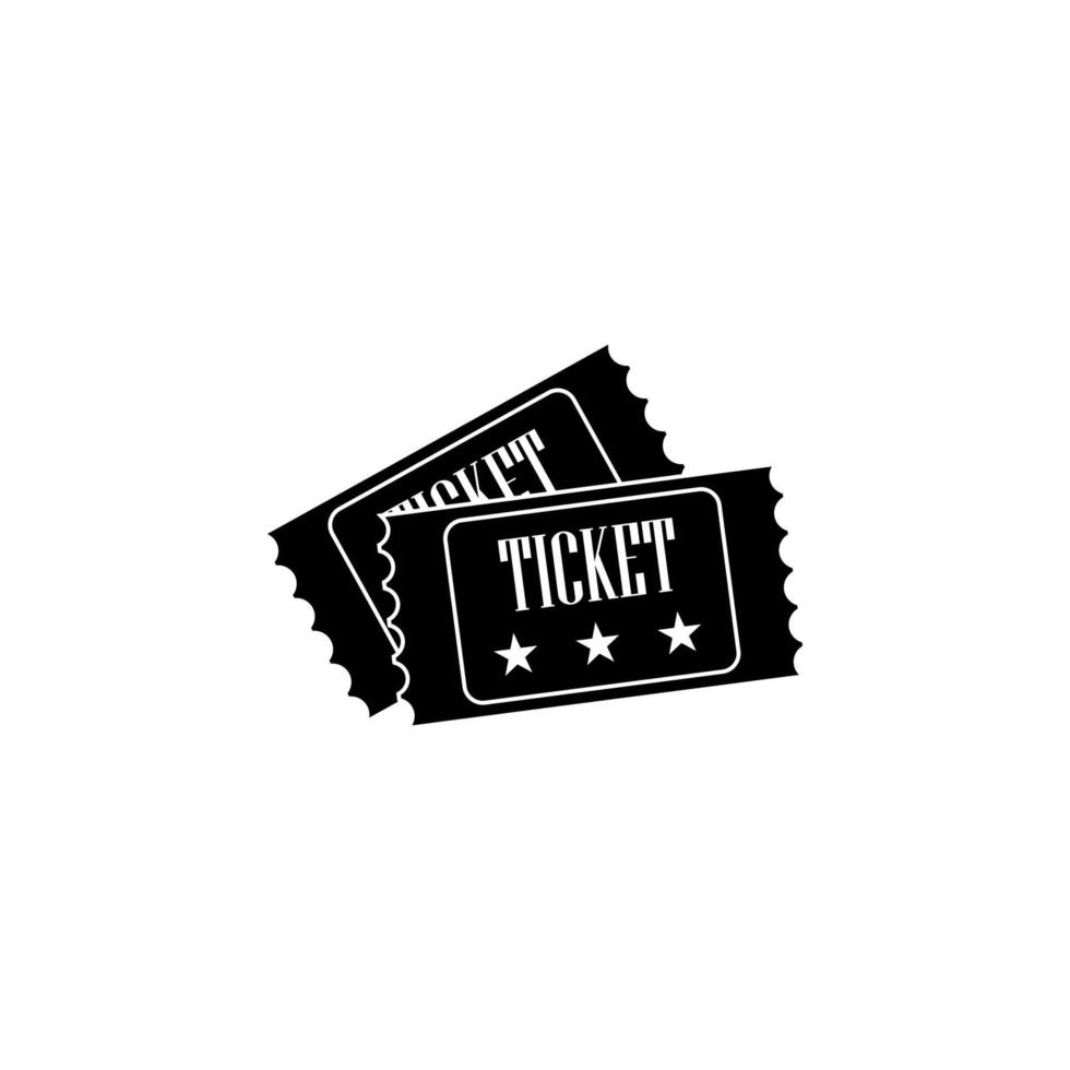 Film Tickets Vektor Symbol Illustration