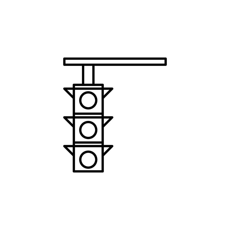 der Verkehr Licht Vektor Symbol Illustration