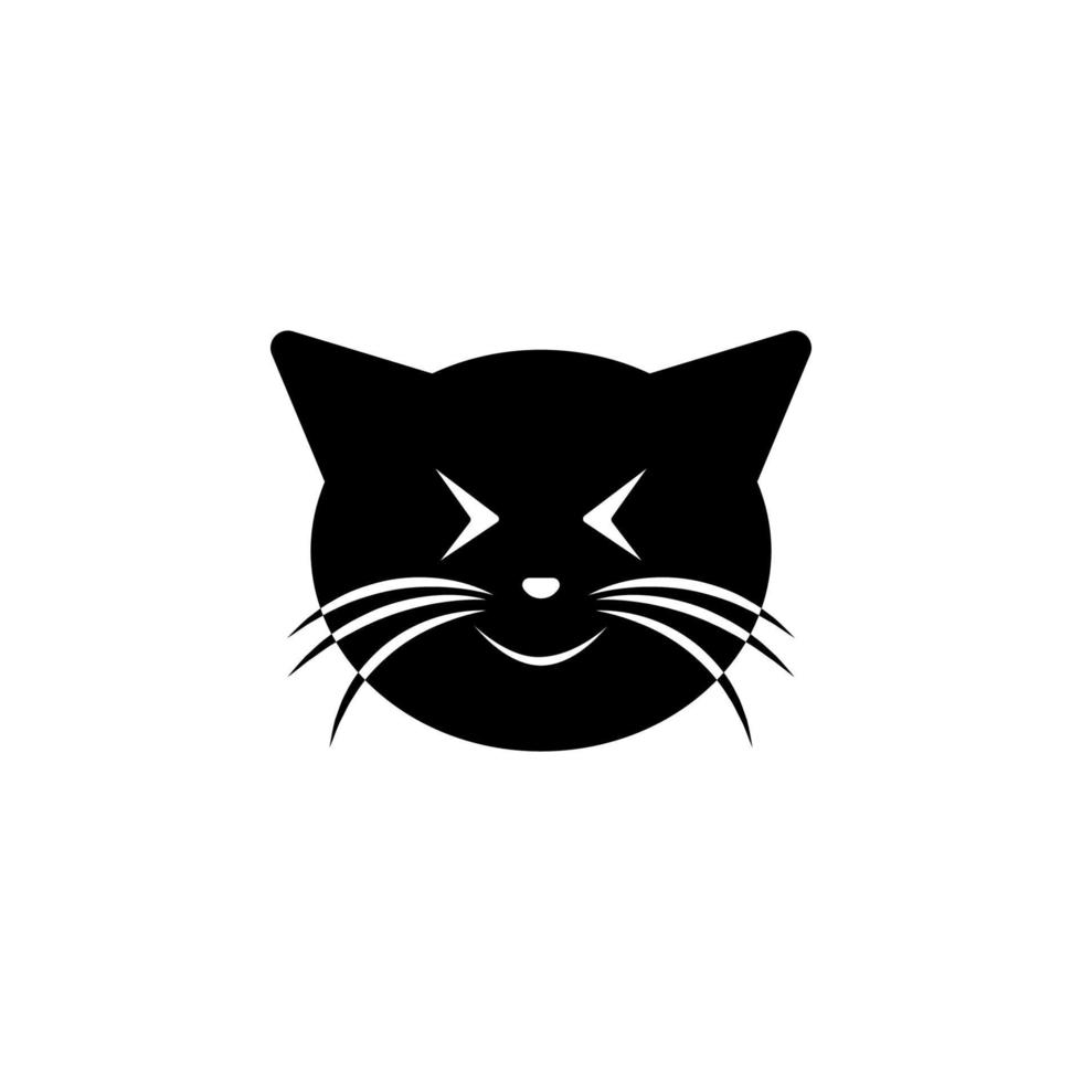 Oh Ja Katze Vektor Symbol Illustration