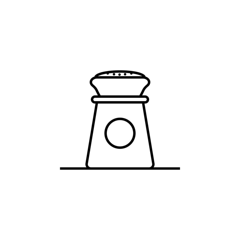 peppar shaker,, salt shaker vektor ikon illustration