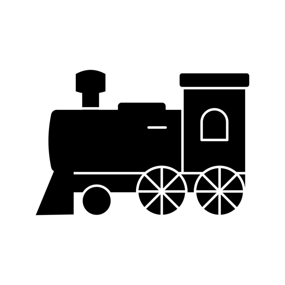 Dampf Lokomotive Vektor Symbol Illustration