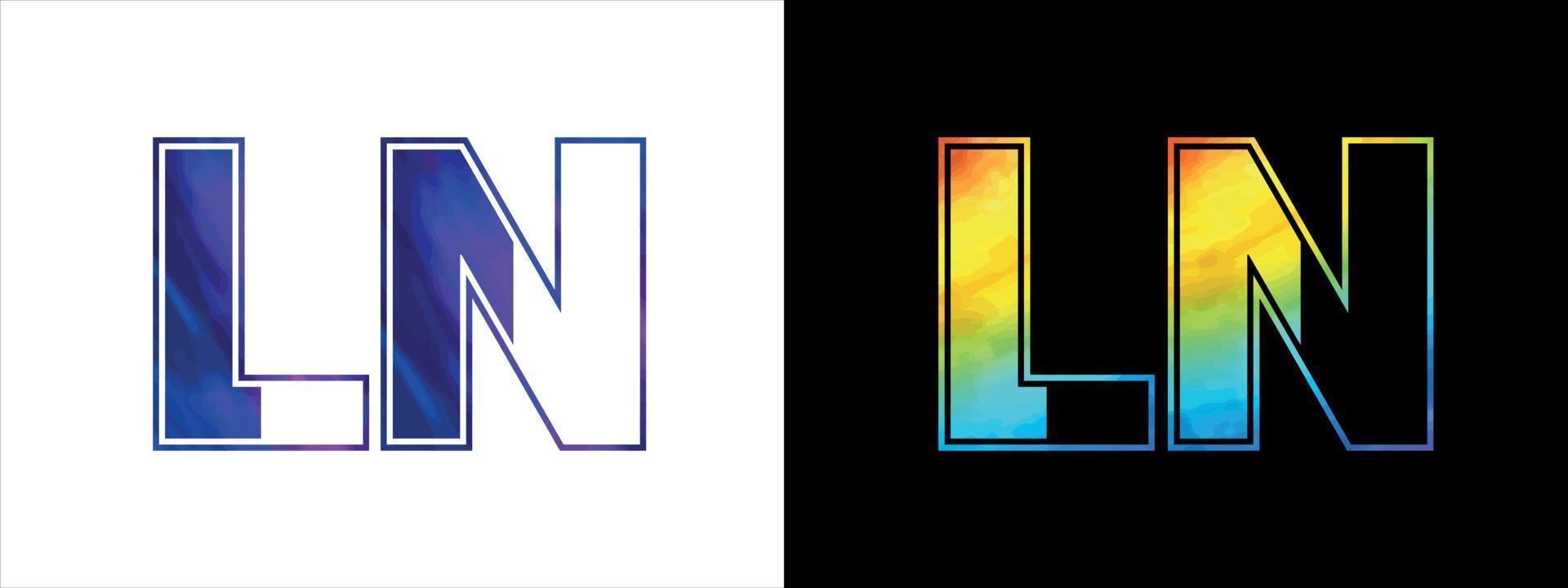 Initiale Brief ln Logo Symbol Vektor Design Vorlage. Prämie luxuriös Logo zum korporativ Geschäft Identität