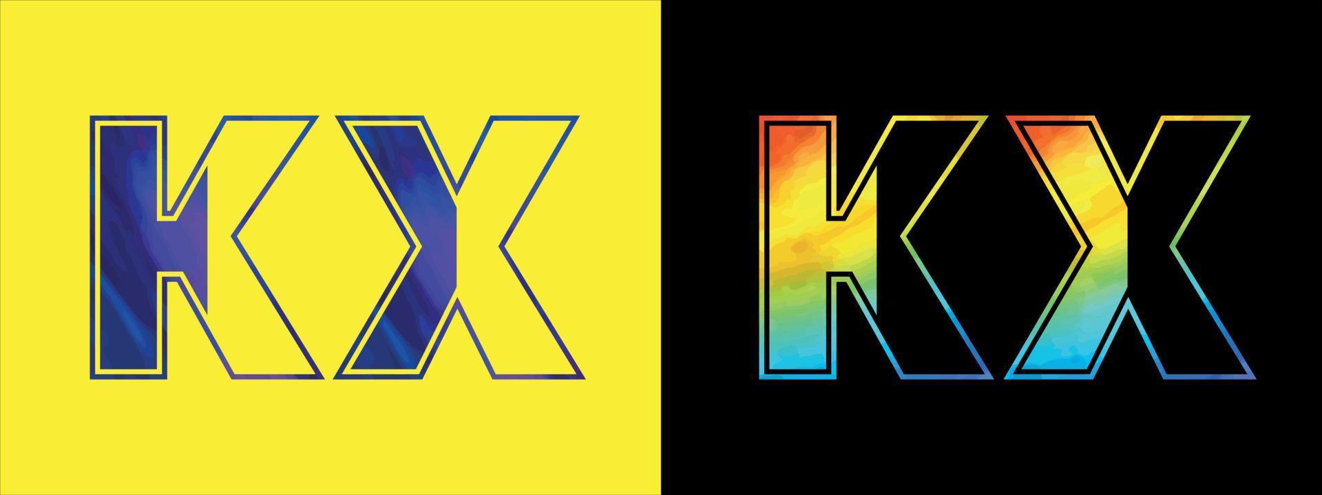 Initiale Brief kx Logo Symbol Vektor Design Vorlage. Prämie luxuriös Logo zum korporativ Geschäft Identität