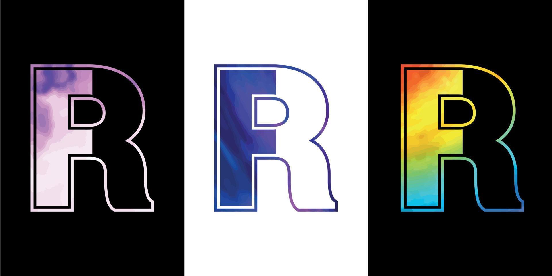 Brief r Logo Design Vektor Vorlage. kreativ modern luxuriös Logo zum korporativ Geschäft Identität