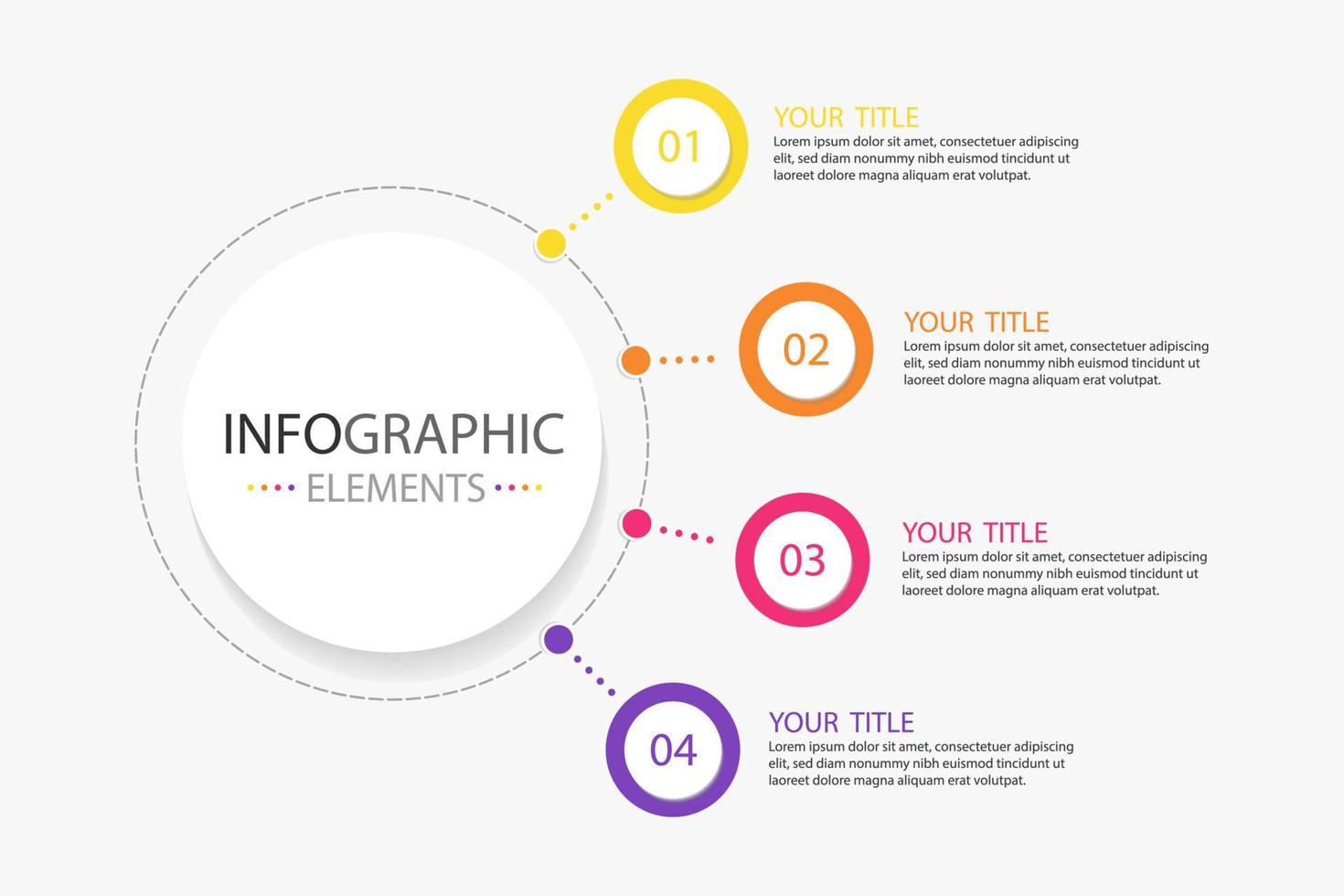 Zeitleiste Vektor abstrakt 3d Infografik Elemente. Geschäft Infografiken.