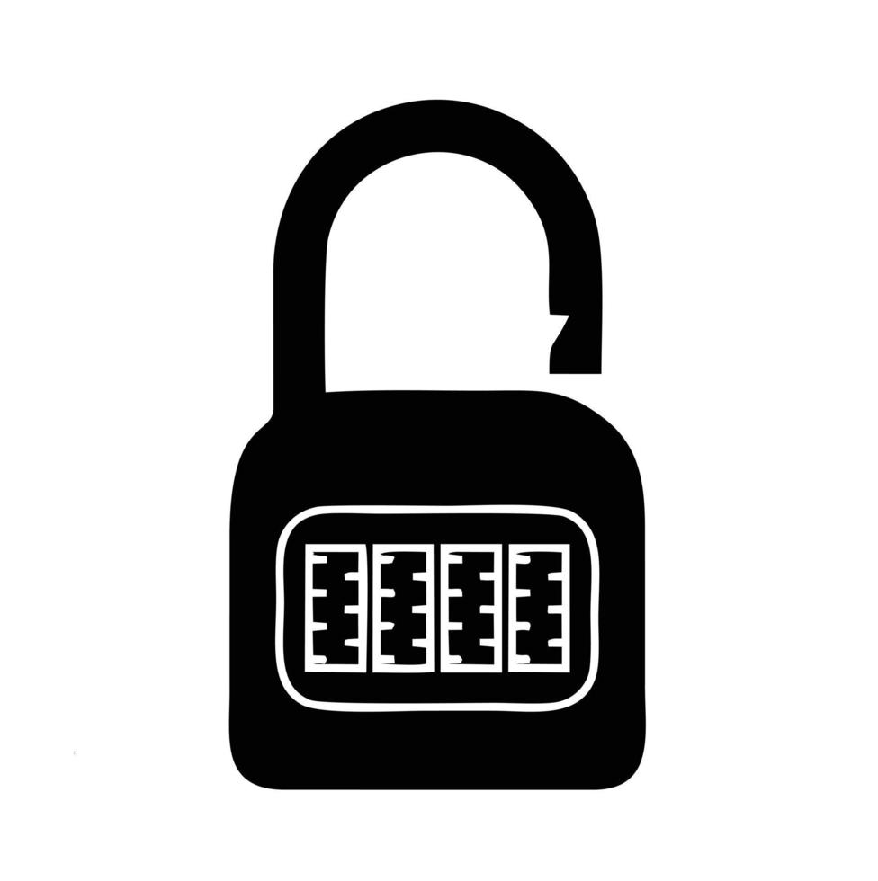 låsa säkerhet ikon symbol vektor bild. illustration av de nyckel säkra tillgång systemet vektor design. eps 10