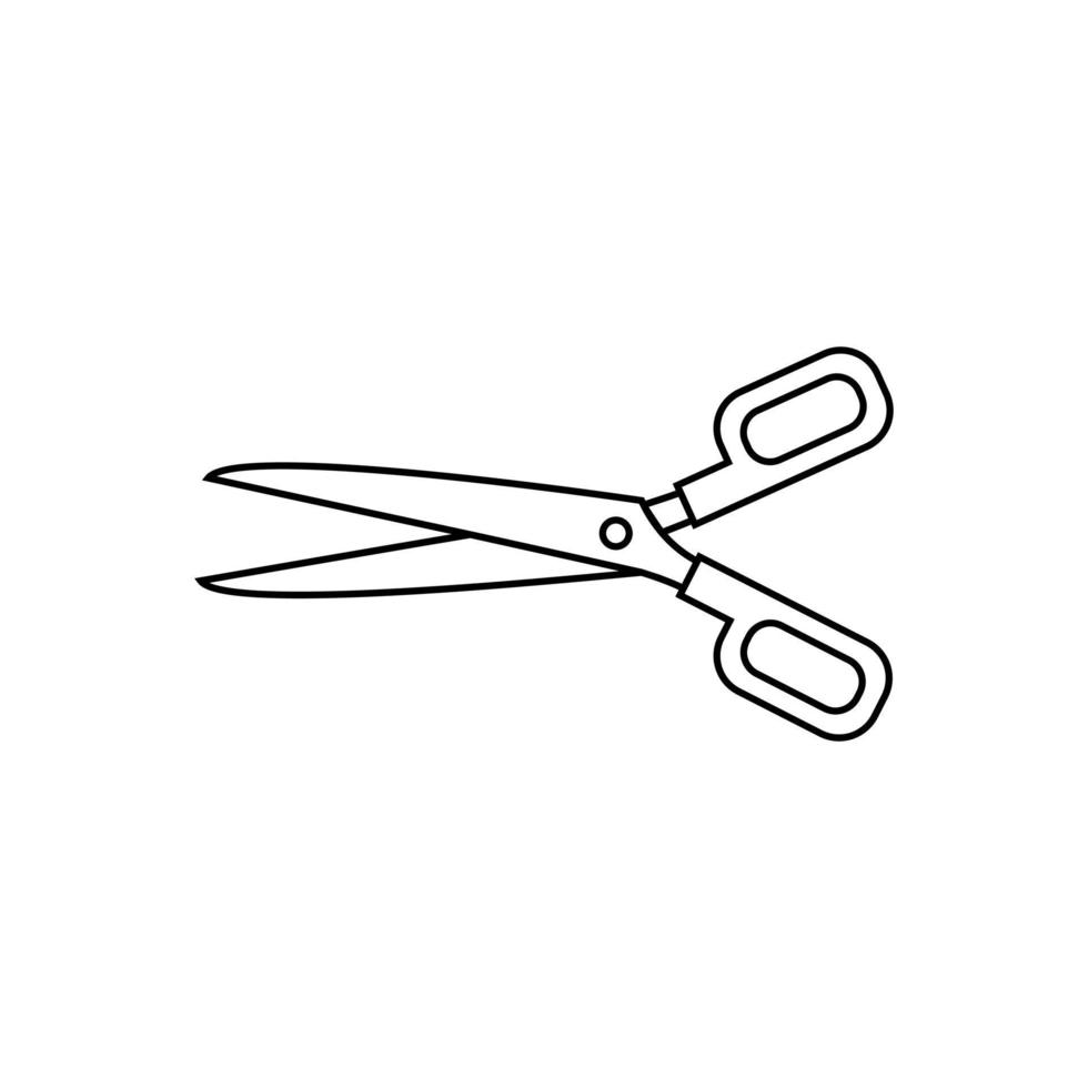 Schere Vektor Symbol. Barbier Illustration unterzeichnen. Schnitt Symbol. Friseur Logo.