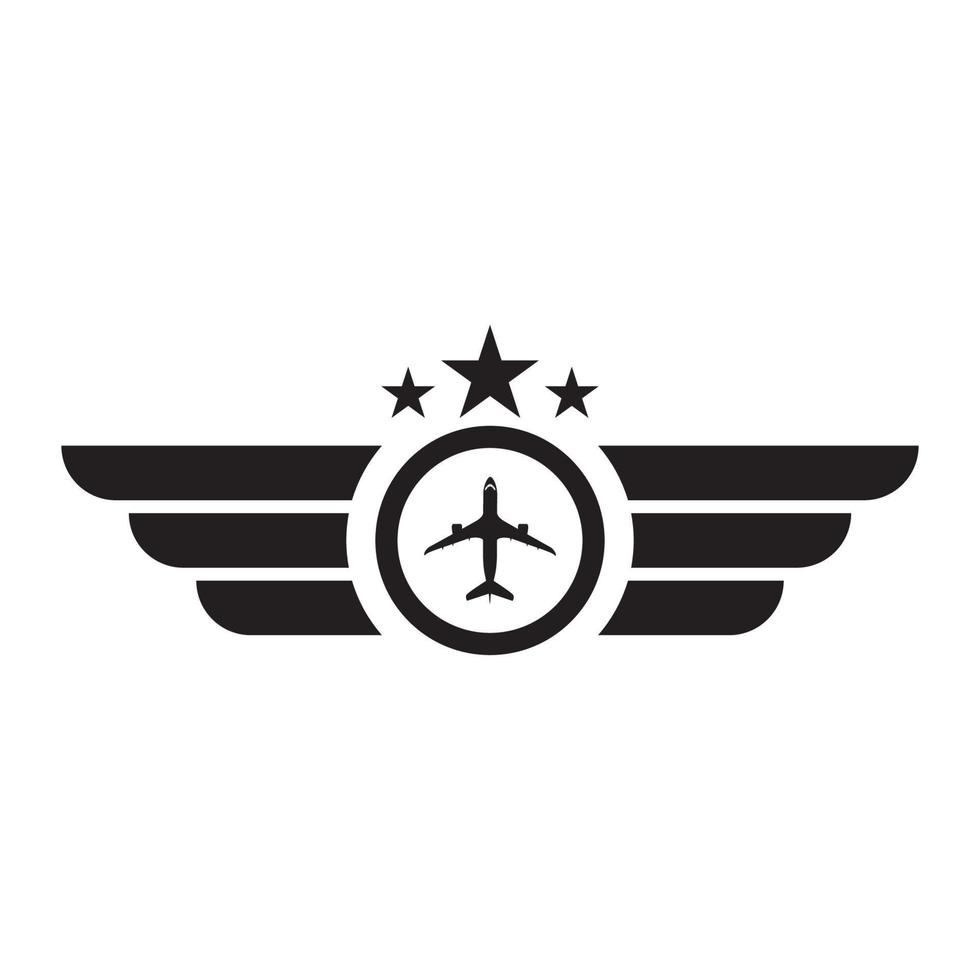 Luftfahrt Symbol, Vektor Illustration