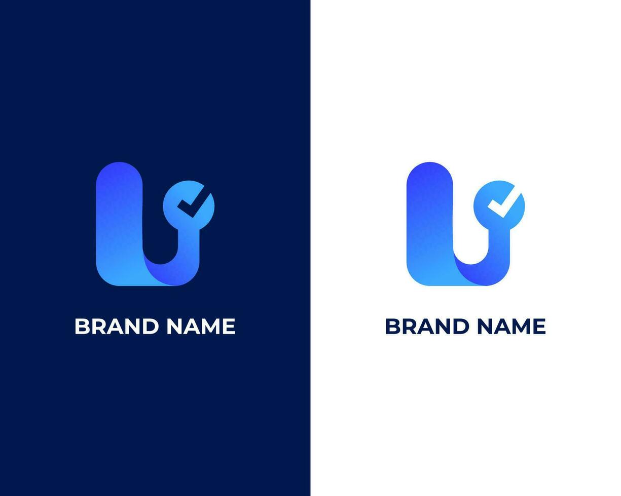 Brief l mit richtig Pfeil Verwaltung modern Logo Design Vorlage vektor