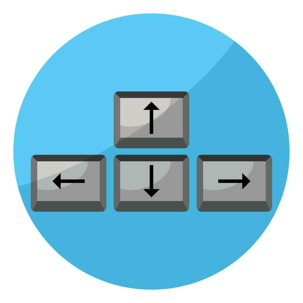 Taste Pfeil Spiel Tastatur vektor