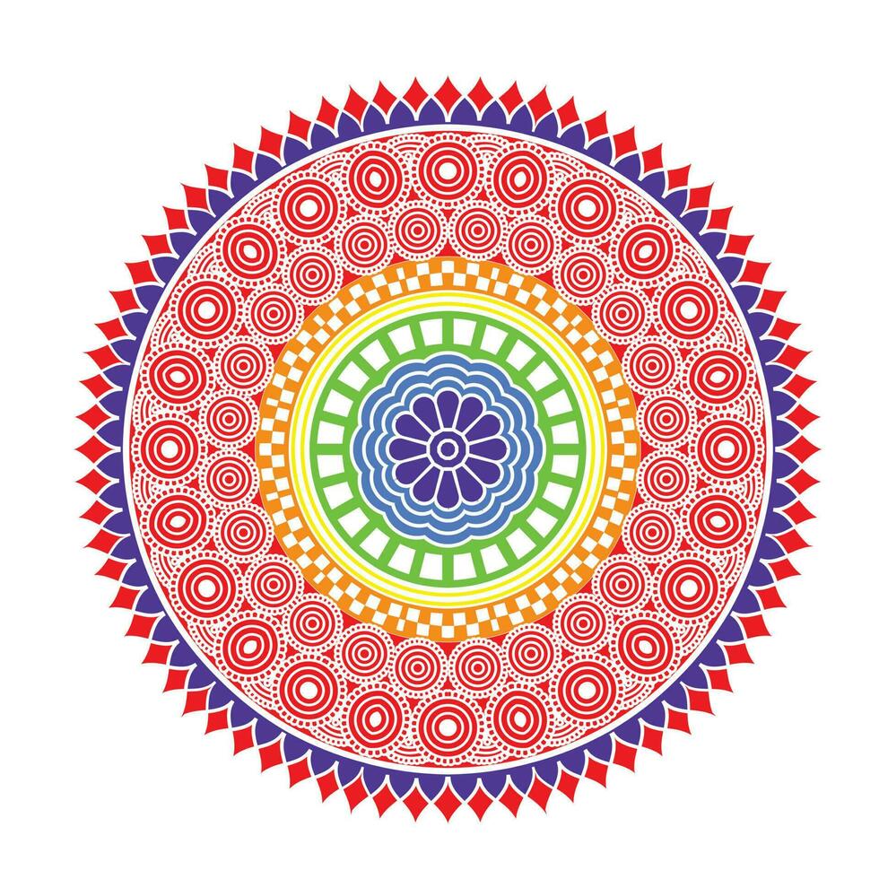 bunt Mandala Vektor Kunst Design