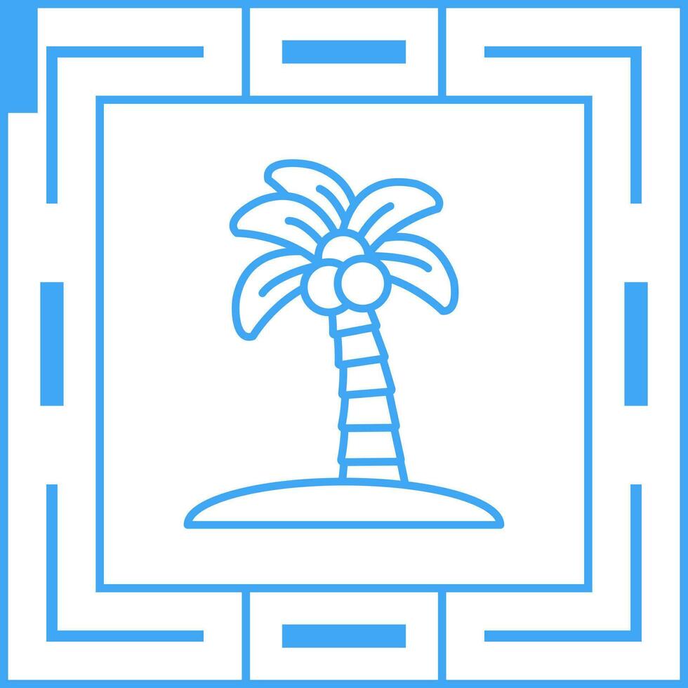 Palme-Vektor-Symbol vektor