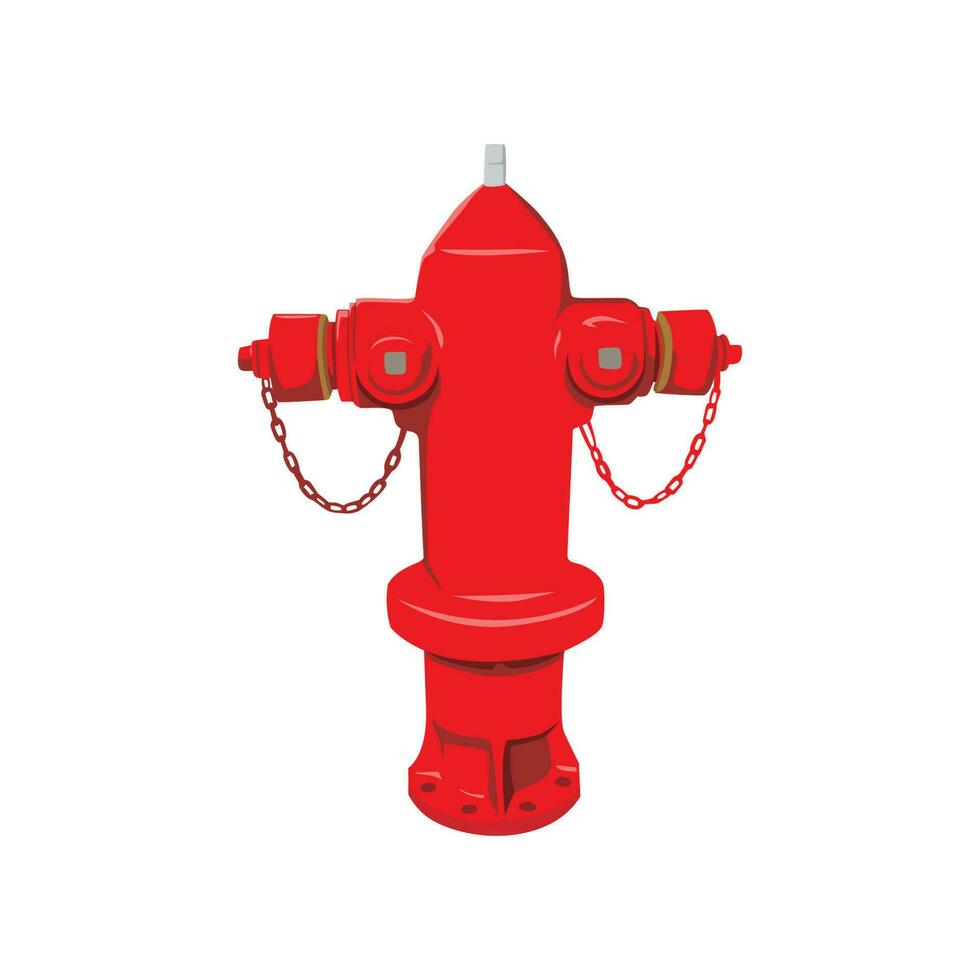 rot Feuer Feuerlöscher Vektor Illustration. sicher Notfall Ausrüstung Zeichen und Symbol.