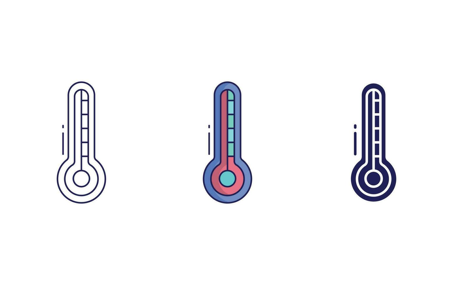 Symbol für Temperaturvektor vektor