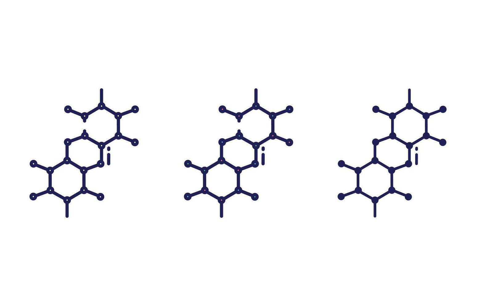 Molekül-Vektor-Symbol vektor