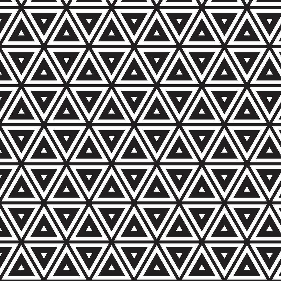 geometrisch dreieckig Muster, isoliert Hintergrund. vektor