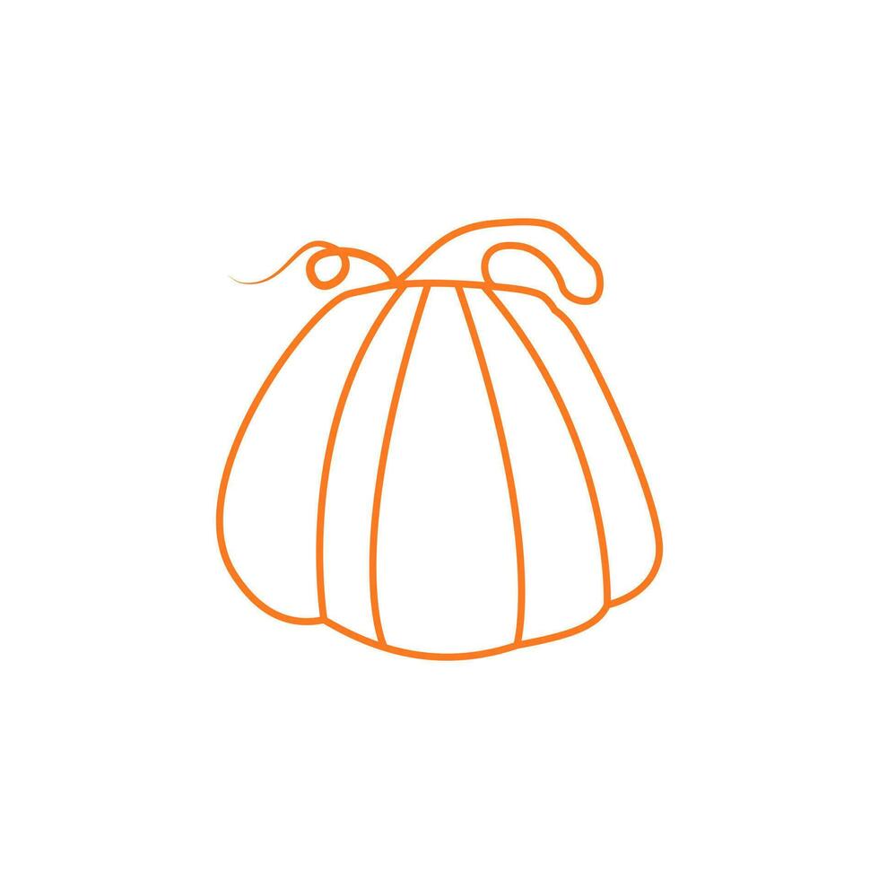 pumpa ikon vektor. halloween illustration tecken. zucchini symbol eller logotyp. vektor