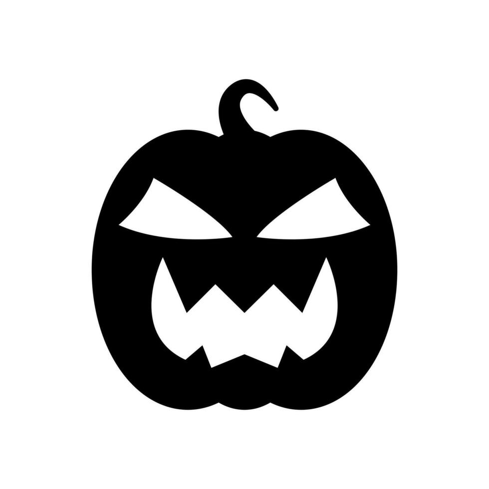 pumpa ikon vektor. halloween illustration tecken. pumpa ansikten symbol eller logotyp. vektor