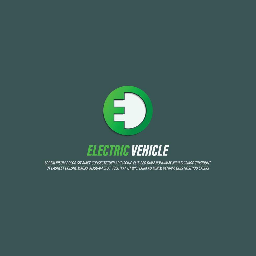 ev Symbol Logo Vektor