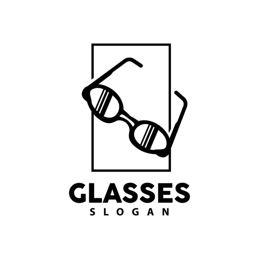 Brille Logo, Optik Mode Vektor, Symbol Illustration Vorlage einfach Design vektor