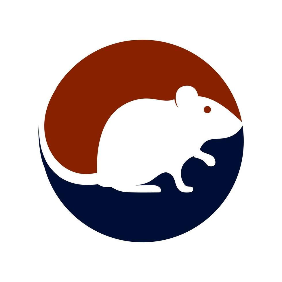 Pest Steuerung Ratte Logo vektor