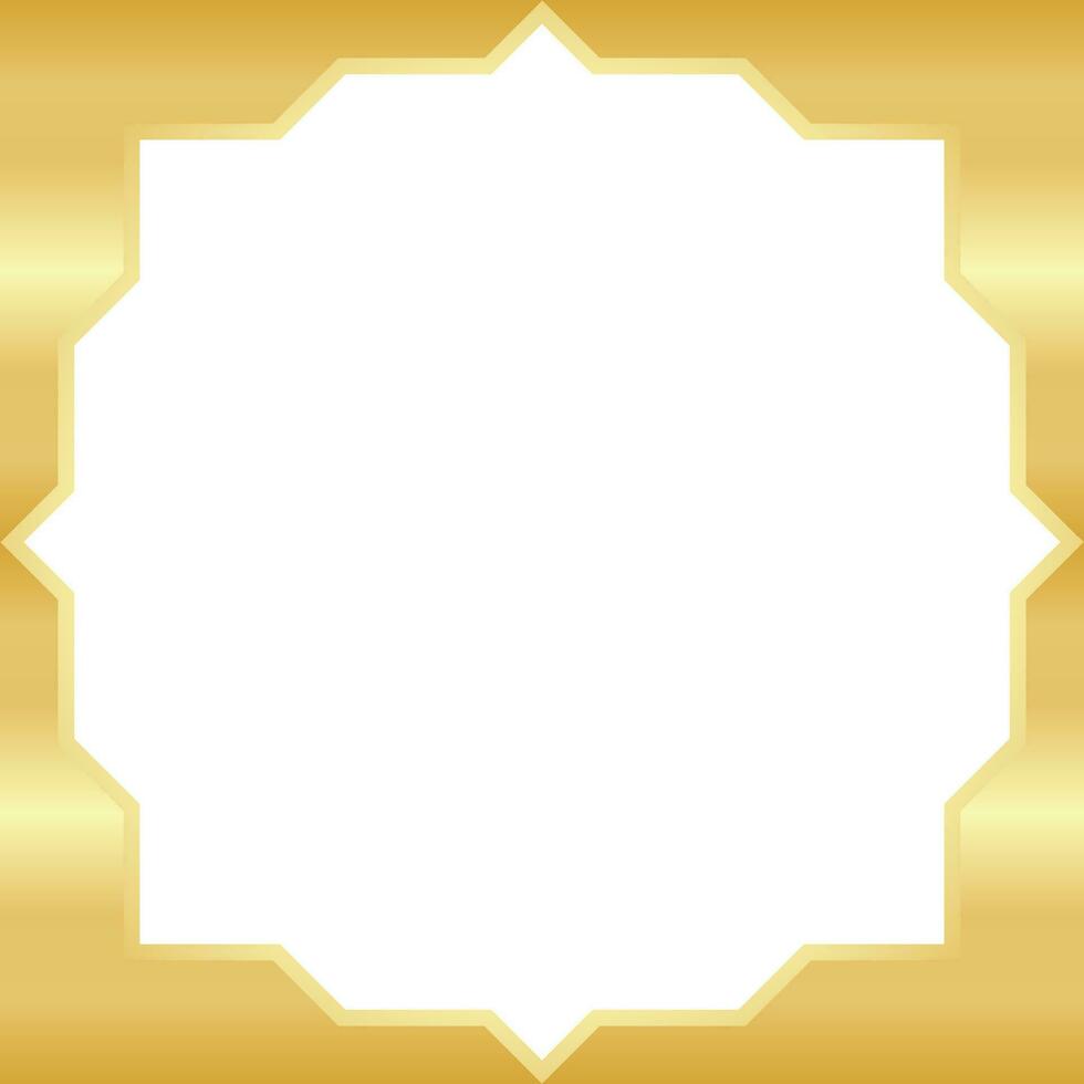 golden Hexagon Vorlage Design vektor