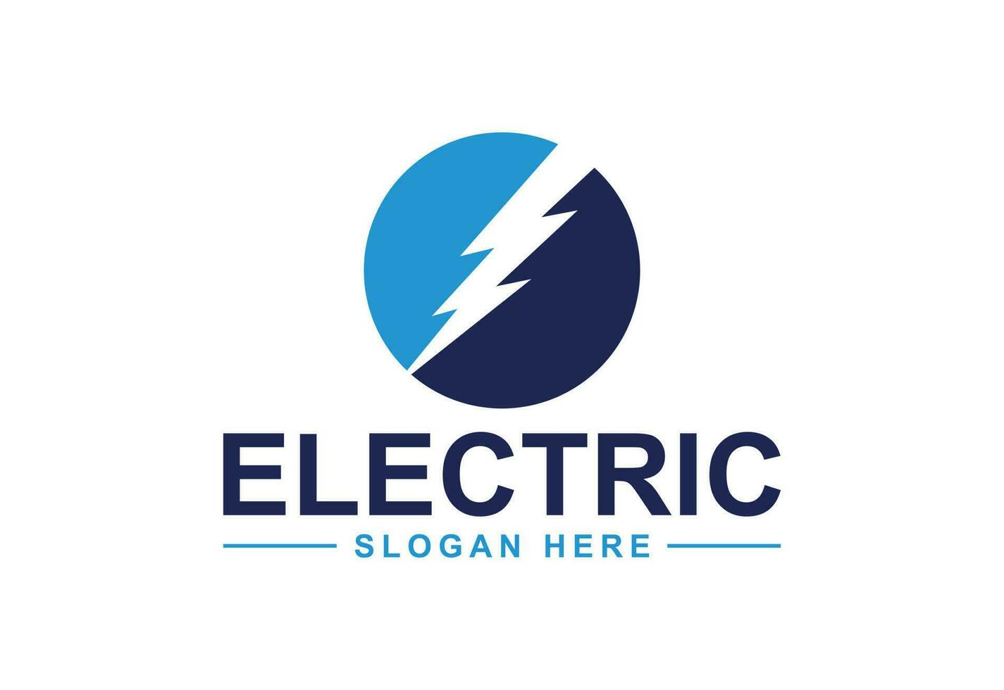 elektrisch Logo, Beleuchtung Bolzen , Donner Bolzen Design Logo Vorlage, Vektor Illustration