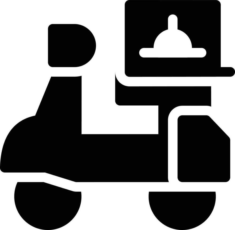 Scooter-Vektorillustration auf einem Hintergrund. Premium-Qualitätssymbole. Vektorsymbole für Konzept und Grafikdesign. vektor