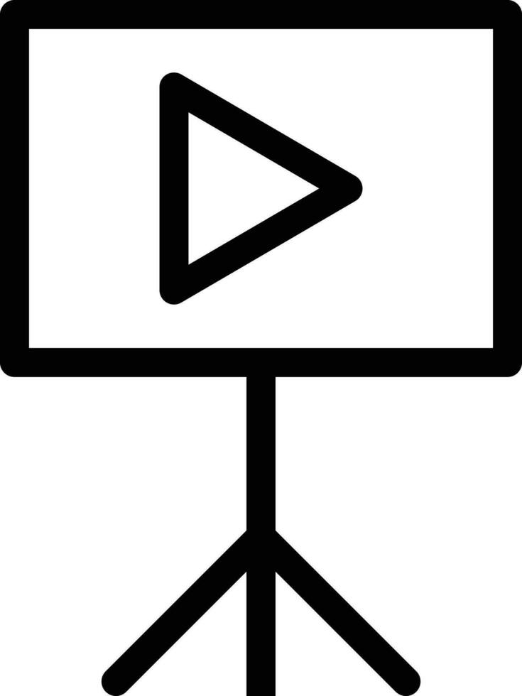 videovektorillustration auf einem hintergrund. hochwertige symbole. vektorikonen für konzept und grafikdesign. vektor