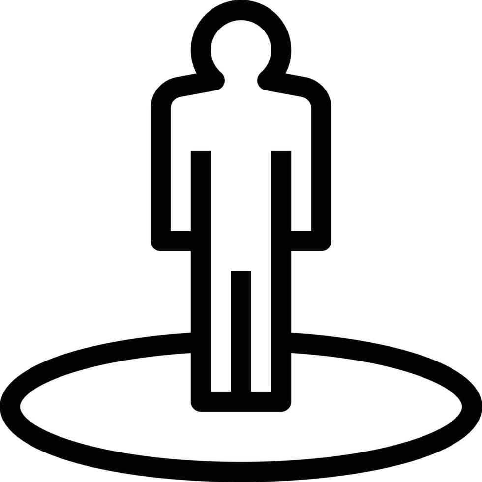 Person-Vektor-Illustration auf einem Hintergrund. hochwertige Symbole. Vektor-Icons für Konzept und Grafikdesign. vektor