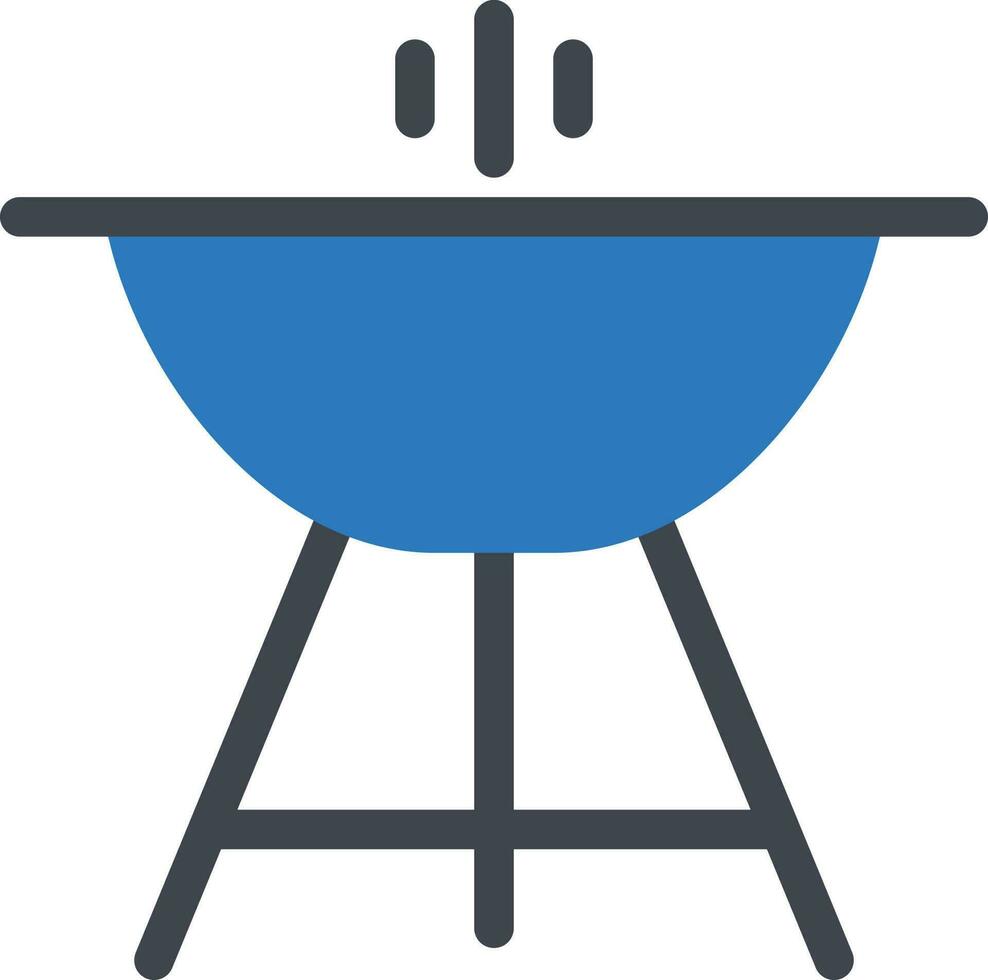 grillvektorillustration auf einem hintergrund. hochwertige symbole. vektorikonen für konzept und grafikdesign. vektor