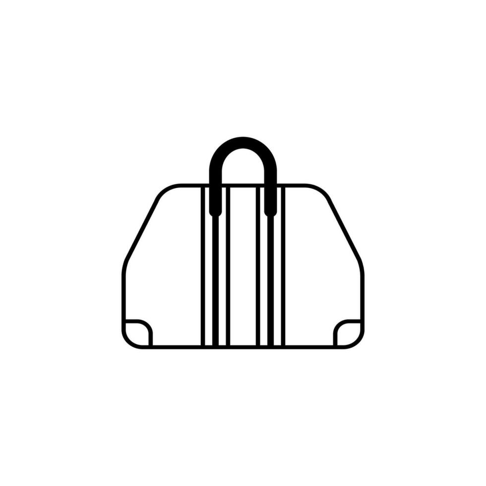 Reise Tasche Vektor Symbol Illustration